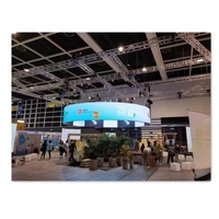 Schermo LED Flessibile ad Alta Frequenza di Aggiornamento per Interni, Matrice LED RGB P1.875 P2 P2.5 P3 P4, Display LED a Colonna