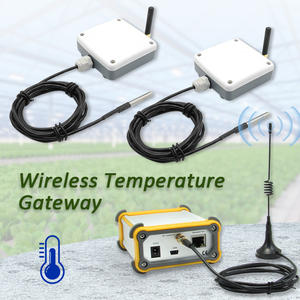 Monitor Ambiental, 2 Juegos de Sistema de Sensor de Temperatura Inalámbrico Industrial, Registro de Temperatura Inalámbrico - Product Image 1