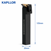 Porte-outil carré CNC 95 degrés pour tournage MVUNR2020K16/2525M16, pince de machine à tour OEM