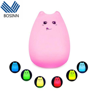 <span class=keywords><strong>Lampe</strong></span> led en forme de <span class=keywords><strong>chat</strong></span> avec télécommande, Rechargeable, design mignon Kawaii, luminaire décoratif d'intérieur, idéal pour la chambre d'un enfant - Product Image 3