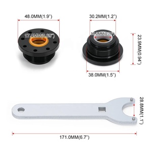 Kit de sello de cilindro de dirección hidráulica, montaje frontal HS5157 para <span class=keywords><strong>SeaStar</strong></span> Pivot HC5340, HC5341, HC5358, HC5365, HC5375 PQY-HUB08 - Product Image 1