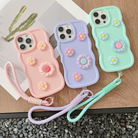 Coque de téléphone portable en TPU tendance de rue avec perles d'époxy DIY pour iPhone 14 15 17 Pro