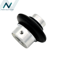 Suku Cadang Lift Roda Tachometer Lift KM710210G01 D75 Encoder Roller Aluminium Roda Generator Kecepatan Roller Motor