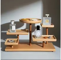 Présentoir à gâteaux en bambou à 3 niveaux personnalisé, ensemble de présentation de desserts en bois, tour à cupcakes, buffet, gâteaux de mariage, rehausseurs alimentaires, outils à gâteaux