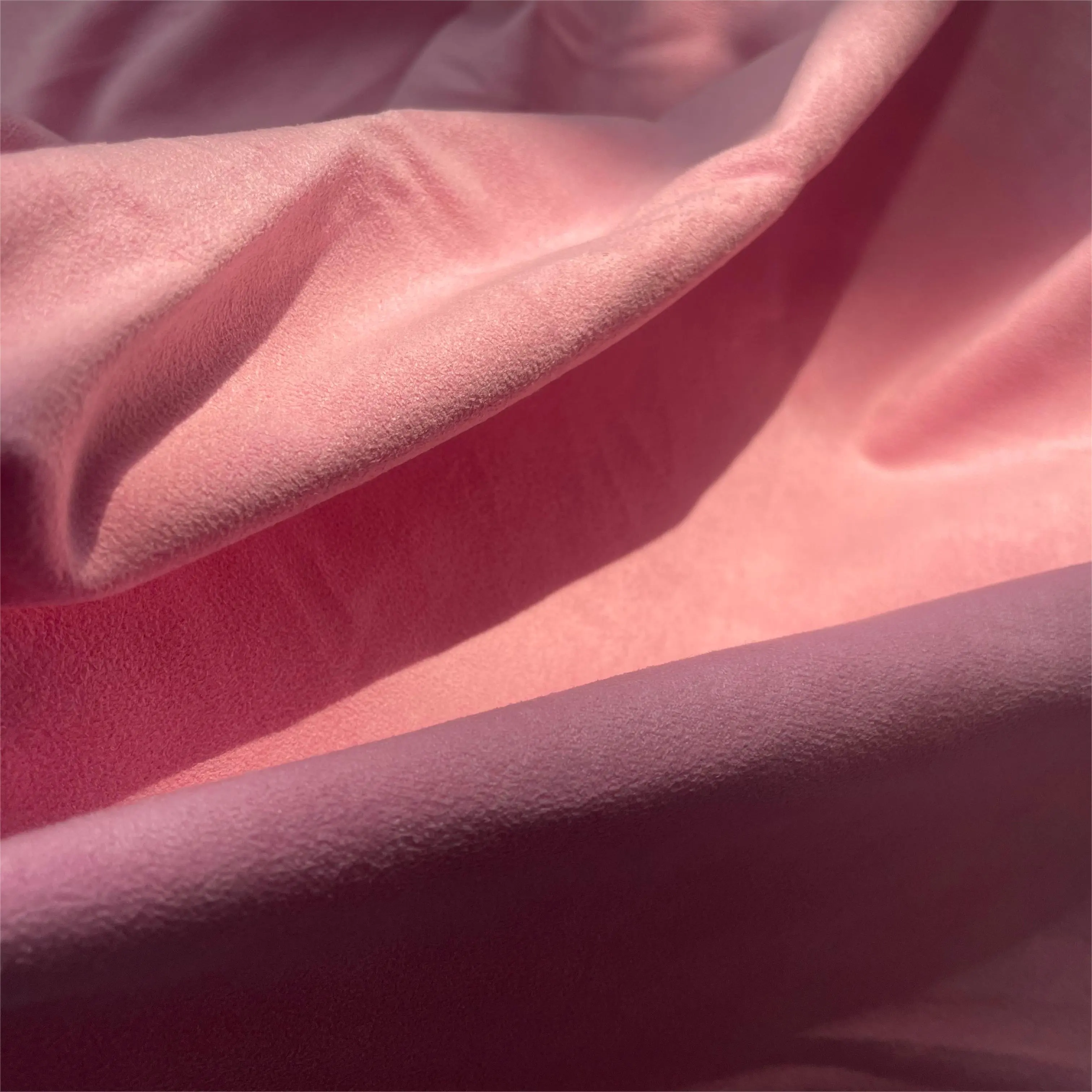 Polyester daim tissu canapé oreiller rideau maison textile vêtements sac mawn daim tissu