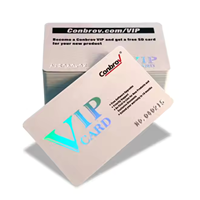 Cartes de visite personnalisées en PVC transparent Impression de cartes de visite en plastique transparent