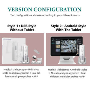 Miroir capillaire médical intelligent à IA, analyseur de cuir chevelu, traitement anti-chute de cheveux, détection des follicules capillaires, machine d'analyse du cuir chevelu - Product Image 6