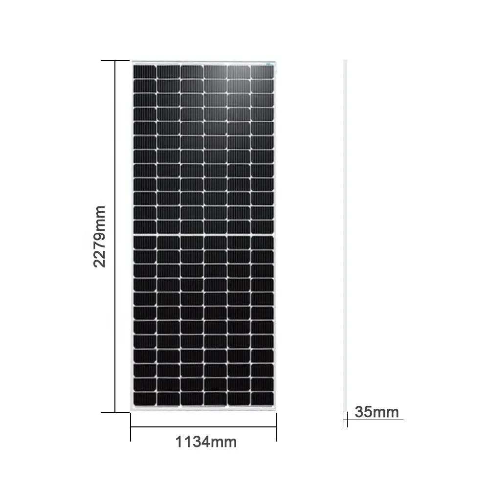 module in solar panel 540w 560w solar panel cells 182mm monocrystalline 550 watt solar pv panel