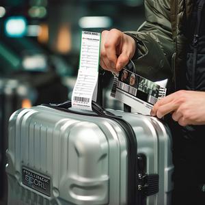 Étiquette de bagage pour la compagnie aérienne, à fixer à une valise, autocollants pour bagages de compagnie aérienne - Product Image 3