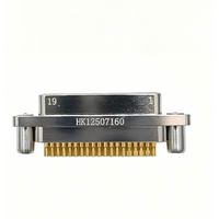 Connecteur aviation mâle à souder 37 broches J30J-37TJS anti-vibration à connexion stable pour instruments de test aérospatiaux de précision
