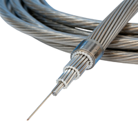 Câble OPGW Shenguan, fibre optique composite, fil de terre aérien, 12, 24, 48, 96 cœurs, G652D, monomode, unitube