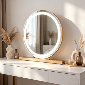 <span class=keywords><strong>Miroir</strong></span> <span class=keywords><strong>de</strong></span> Coiffeuse Professionnel Style Hollywood 20 Pouces <span class=keywords><strong>avec</strong></span> 1x <span class=keywords><strong>Miroir</strong></span> <span class=keywords><strong>et</strong></span> 3 Couleurs d'<span class=keywords><strong>Éclairage</strong></span> LED Dimmables, Rechargeable par USB - Product Image 3