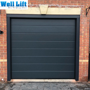 Vente en gros de portes de <span class=keywords><strong>garage</strong></span> sectionnelles modernes contemporaines en acier aluminium étanche résidentiel pour maisons Vente en gros - Product Image 1