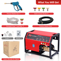 Kuhong 220V 120Bar 1740psi 3.0KW Nettoyeur haute pression électrique