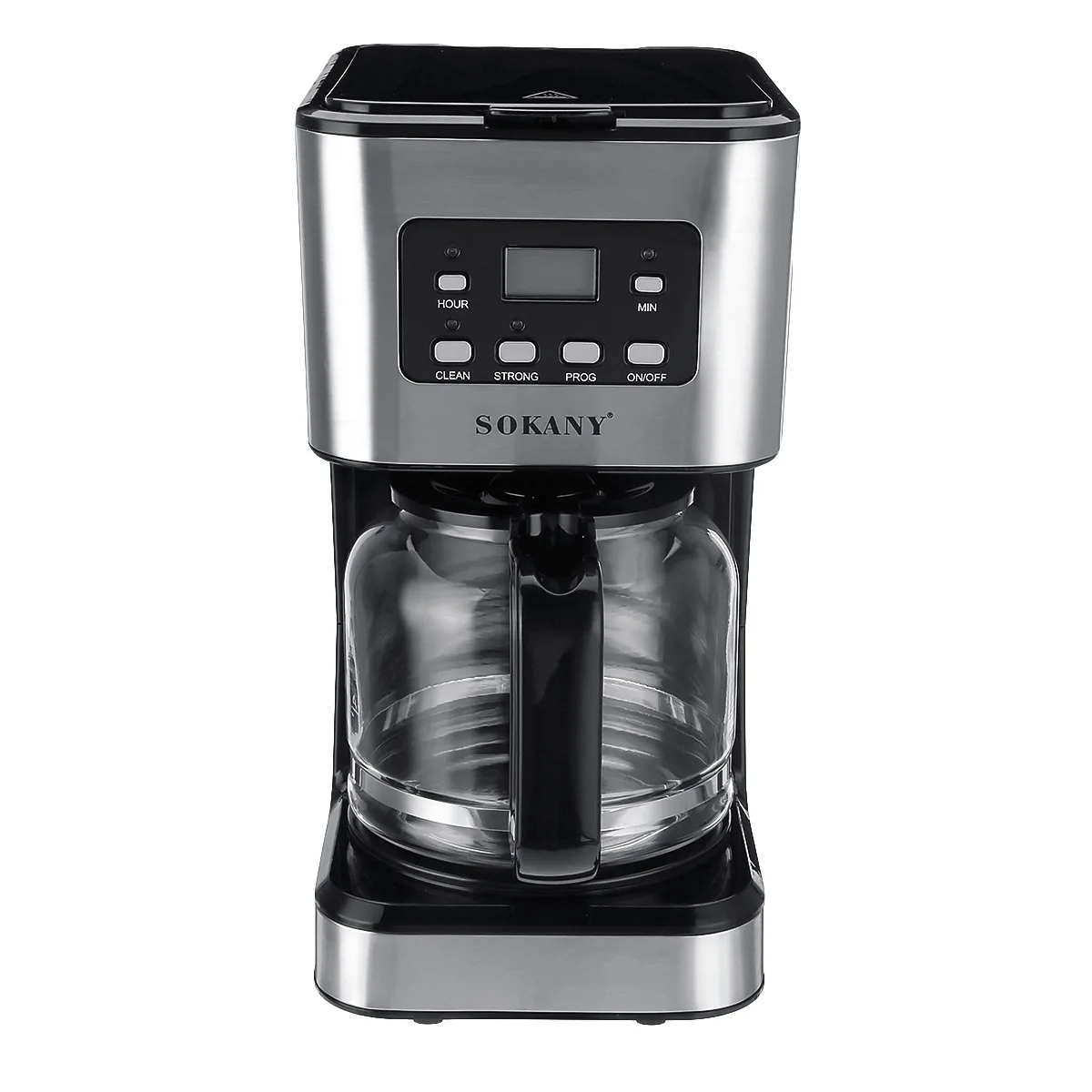 SOKANY 12 Cup Electric Drip Coffee Maker for Home & Commercial Use