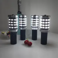 Bâton lumineux LED vert avec projecteur laser, lumière stroboscopique pour bouteille de champagne, service de bouteilles pour fêtes, clubs et bars, effet étincelant