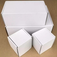 Boîte d'expédition en carton ondulé réutilisable et écologique, pliable, auto-scellante, en carton ondulé E, pour l'e-commerce et les cadeaux