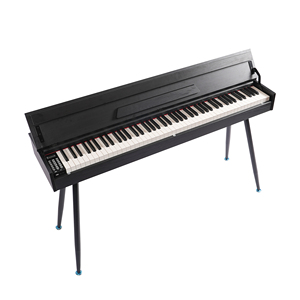 MY MUSIC MY-886F Wooden MIDI Upright Digital Piano 88 Keys Hammer Action Electronic <b>Keyboard</b> 200 Tones Built-In Speaker Organ - Product Image 2