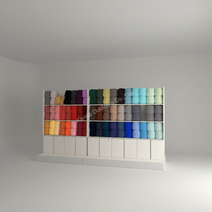 Fil Karida 400g en cône, écologique, 8 brins, haute ténacité, filé à l'anneau, tissu doux, 100% acrylique, teint pour le tricot à la main - Product Image 1