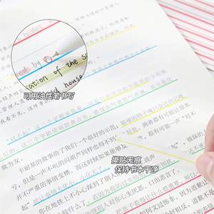 9 paquets de notes autocollantes transparentes, bloc-notes, marque-pages fins et longs, onglets d'indexation inscriptibles pour la lecture de livres, le bureau, cadeau - Product Image 5