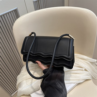 Nouveau sac tendance couleur bonbon, sac bandoulière mode pour femme, sac à main en cuir PU avec fermeture à bouton