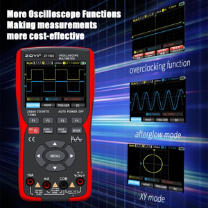 ZOYI ZT703S 3in1 <strong>Digital</strong> Multimeter 50MHz Bandwidth 280MS/s Rate PC Waveform Data Storage <strong>Dual</strong> <strong>Oscilloscope</strong> Signal Generator - Product Image 2
