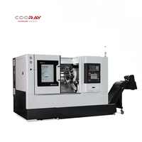 Centre d'usinage CNC COORAY CRL200MSYL horizontal à 4 axes avec double broche, tourelle à axe Y, commande Syntec/GSK, tournage et fraisage