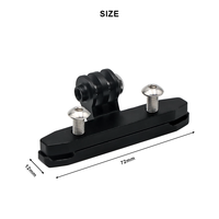 Soporte de Sillín de Bicicleta RIDERACE, Adaptador de Abrazadera para Trípode, Soporte de Cámara de Aleación de Aluminio para Riel de Asiento de Bicicleta, para Gopro Hero, Accesorios de Ciclismo