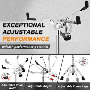 Support <span class=keywords><strong>de</strong></span> <span class=keywords><strong>caisse</strong></span> <span class=keywords><strong>claire</strong></span> en alliage d'aluminium AOOLOO avec hauteur réglable, support pour baguettes <span class=keywords><strong>de</strong></span> batterie, kit <span class=keywords><strong>de</strong></span> bras tré<span class=keywords><strong>pied</strong></span> et accessoires - Product Image 6