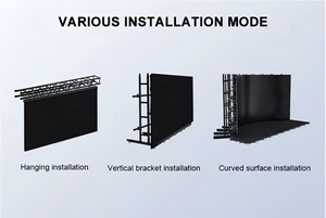 Écran LED de location couleur HD D-King P1.9 P2.6 P3.9 P4.81, mur vidéo LED flexible et incurvé pour scène de concert et toile de fond d'événement - Product Image 5