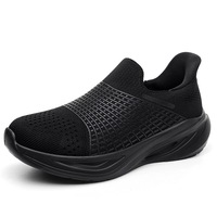 Chaussures de marche basses en maille tissée pour hommes, respirantes et légères, pour le printemps et l'été, baskets décontractées, en stock