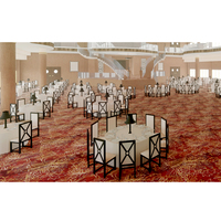 Luxuriöser Fliesen-Teppichboden Hotel Bedruckter Nylon-Teppichboden Ineinandergreifende Plüsch-Teppich-Puzzleteile
