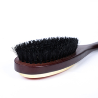 Brosse en poils de sanglier à manche court de haute qualité