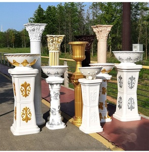 Columnas <span class=keywords><strong>Romanas</strong></span> Decorativas y Jarrones de Plástico, Ideales para Pasillos de Boda y Eventos - Product Image 1