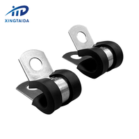 Fabricant de colliers de serrage de type R revêtus de caoutchouc EPDM de haute qualité Accessoires de câble Colliers de serrage en P