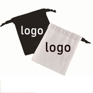 Bolsas de Regalo Personalizadas de Lona con Cordón de Algodón, Bolsitas con Logotipo para Recuerdos de Fiesta, Bolsas para Llevar a Cualquier Lugar - Product Image 4