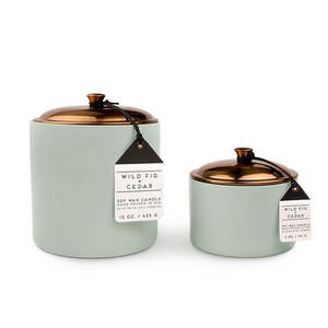 Vela de cerámica resistente con tapa - Product Image 1