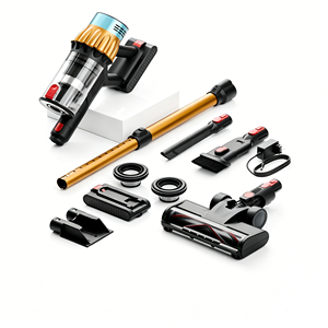 Aspirateur sans fil GV22 37000Pa Moteur sans balais Filtre HEPA Filtration multi-cyclonique Nettoyage des tapis et des sols durs - Product Image 6