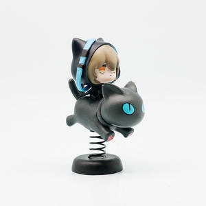 Figurine <span class=keywords><strong>de</strong></span> bureau Shadow Figure avec visages interchangeables, jouet à bascule humanoï<span class=keywords><strong>de</strong></span>, ornement pour tableau <span class=keywords><strong>de</strong></span> bord <span class=keywords><strong>de</strong></span> voiture - Product Image 4