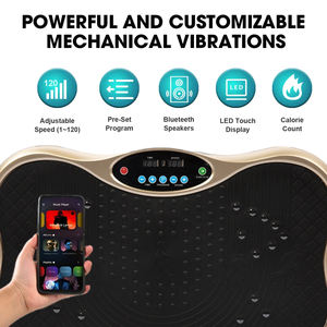 Placa potente para todo el cuerpo, máquina de ejercicio, potencia de vibración, ajuste 3D, placa de vibración para perder peso - Product Image 4