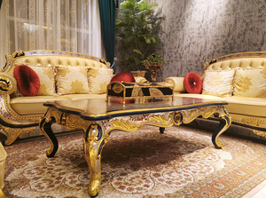 <span class=keywords><strong>Yips</strong></span> ชุดอัศวินสีเงิน LD-1703-1515โซฟาคลาสสิก3-Seater หรูหราทาสีด้วยมือลายไม้เฟอร์นิเจอร์บ้านแบบดั้งเดิม - Product Image 5