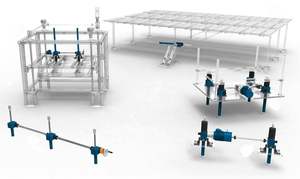 Настроенный винтовой домкрат в механических винтовых гнездах с защитой от вращения - Product Image 5