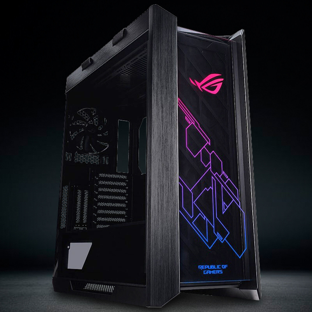 ROG Sun God Case GX601 Full Tower ATX Side Transparent Gaming Host Water Cooling Desktop Assembly with Fan DIY Computer Case