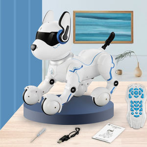 Modèle de chien <span class=keywords><strong>robot</strong></span> intelligent portable créatif, multifonctionnel, programmable, dansant, lumineux, jouet éducatif pour enfants, fabriqué en plastique durable - Product Image 3