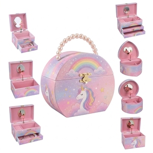 Caja de Música de Lujo Hecha a Mano de MDF de 4 Pulgadas Cuadradas, Melodía Personalizada, Caja de Recuerdos con Manivela, Regalo para Niños, Mercado de EE. UU. y Reino Unido - Product Image 3