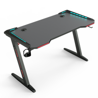 Bureau de jeu Offre Spéciale avec lumières LED RVB Table de bureau de jeu d'ordinateur pour Gamer