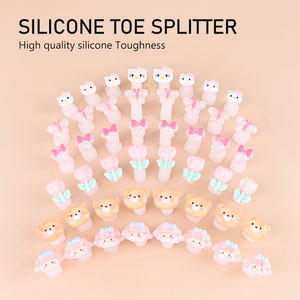 Nuevas herramientas profesionales <span class=keywords><strong>para</strong></span> decoración de uñas del fabricante, <span class=keywords><strong>separadores</strong></span> de <span class=keywords><strong>dedos</strong></span> de los <span class=keywords><strong>pies</strong></span> de <span class=keywords><strong>silicona</strong></span> sólida portátiles de estilo japonés coreano flexibles - Product Image 2