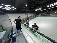 Tapis de ski en gazon artificiel de haute qualité résistant à l'usure