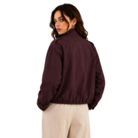 Veste trench courte pour femme, style vintage, col roulé, fermeture éclair sur le devant, manches évasées, poches, doublure polaire automne, capuche amovible, tendance