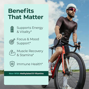 Suplemen Vitamin Ginseng Jamur Ekstrak Tumbuhan Asam Folat <span class=keywords><strong>Multivitamin</strong></span> Mineral Kapsul dengan Probiotik untuk Pria - Product Image 2